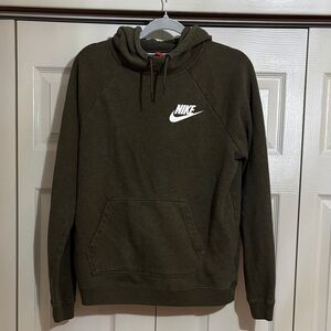 Nike Olive Green Hoodie, size Medium